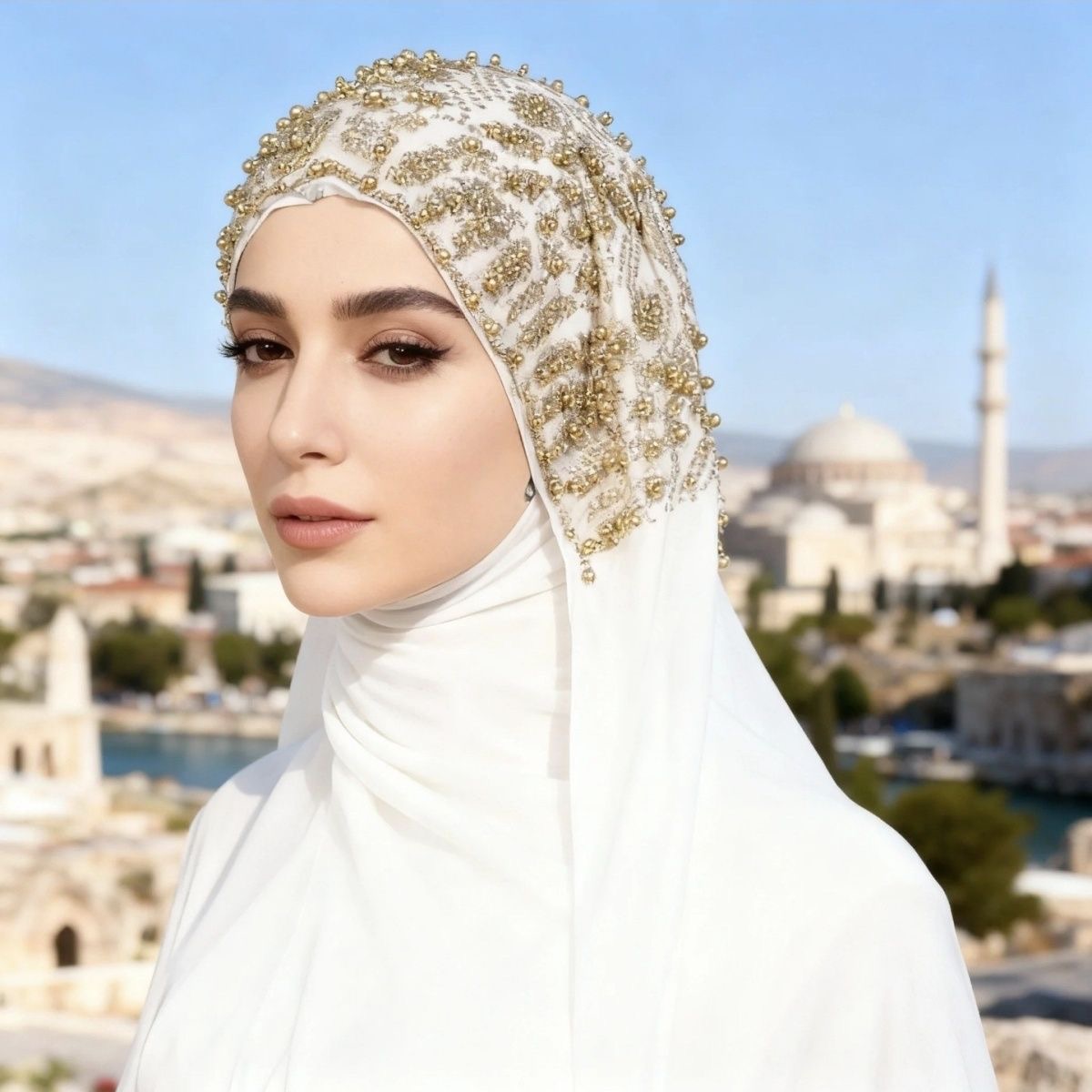 Women Fashion Malaysia - ผ้าคลุมศีรษะฮิญาบสำหรับสตรีมุสลิม ผ้าพันคอหรูหราประดับพู่ห้อย ผ้าคลุมศีรษะสำหรับละหมาดจากมาเลเซีย ผ้าคลุมศีรษะอิสลาม ผ้าชีฟอง ผ้าโพกหัว