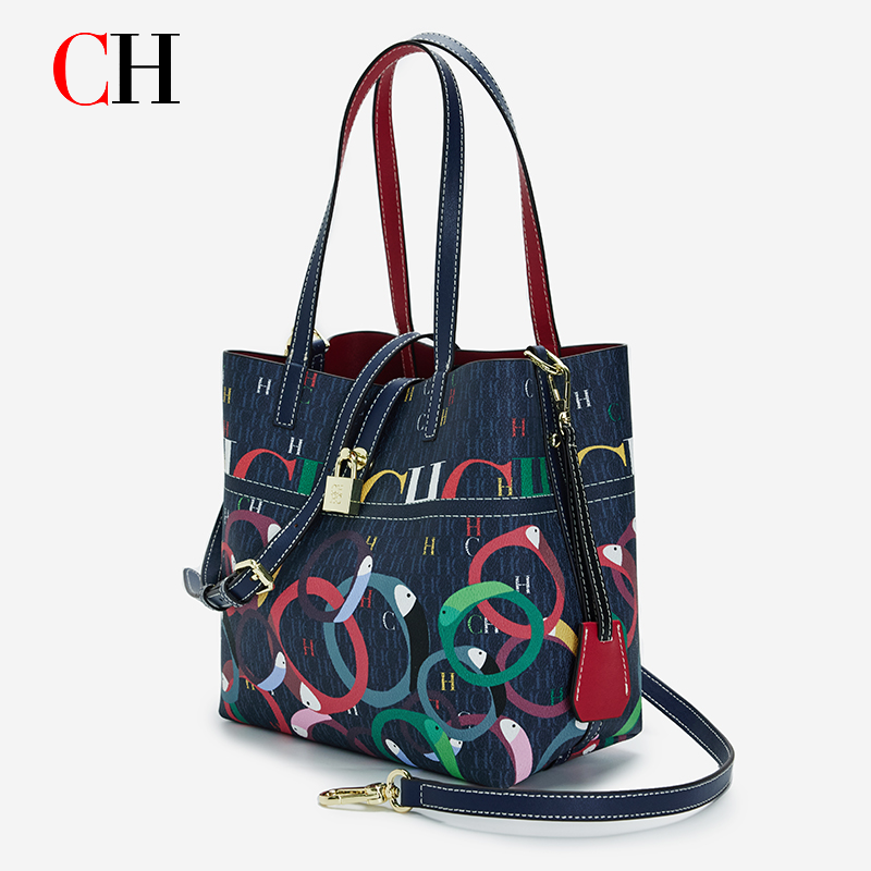 Crossbody Bag Women - กระเป๋าโท้ทพิมพ์ลายความจุขนาดใหญ่สำหรับผู้หญิง กระเป๋าถือลายตัวอักษรแฟชั่น กระเป๋าสะพายไหล่และสะพายข้างลำลอง กระเป๋าช้อปปิ้งและเดินทางสำหรับสุภาพสตรี
