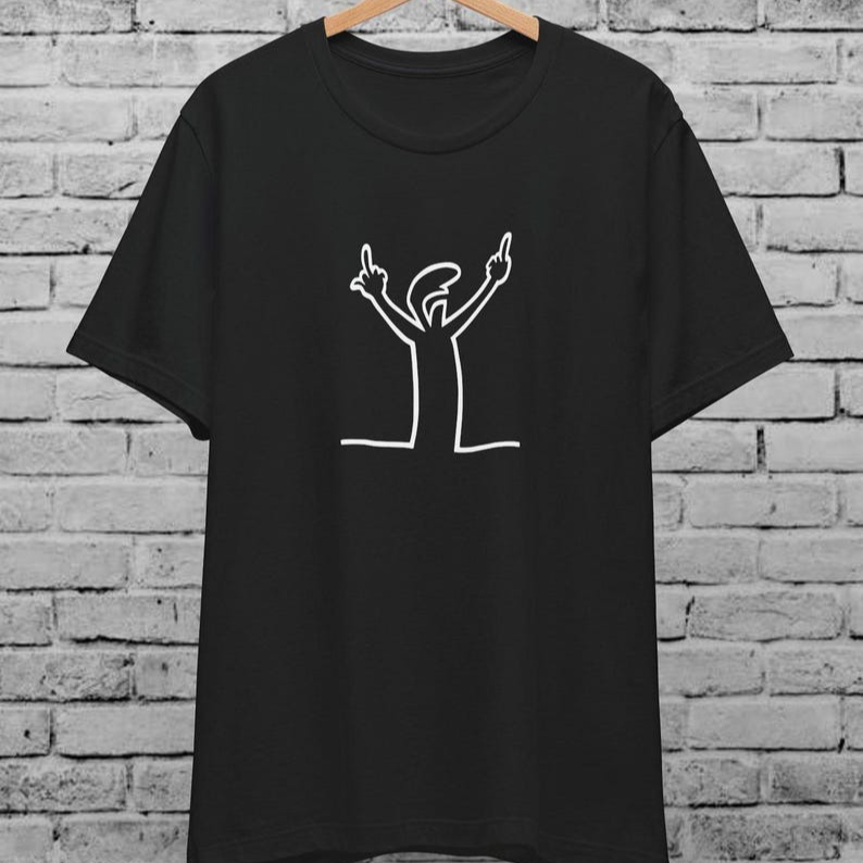 Angry La Linea Unisex เสื้อยืด - Women'S Fashion From The 80S บทวิจารณ์และราคา