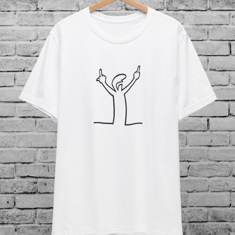 Angry La Linea Unisex เสื้อยืด - Women'S Fashion From The 80S บทวิจารณ์และราคา