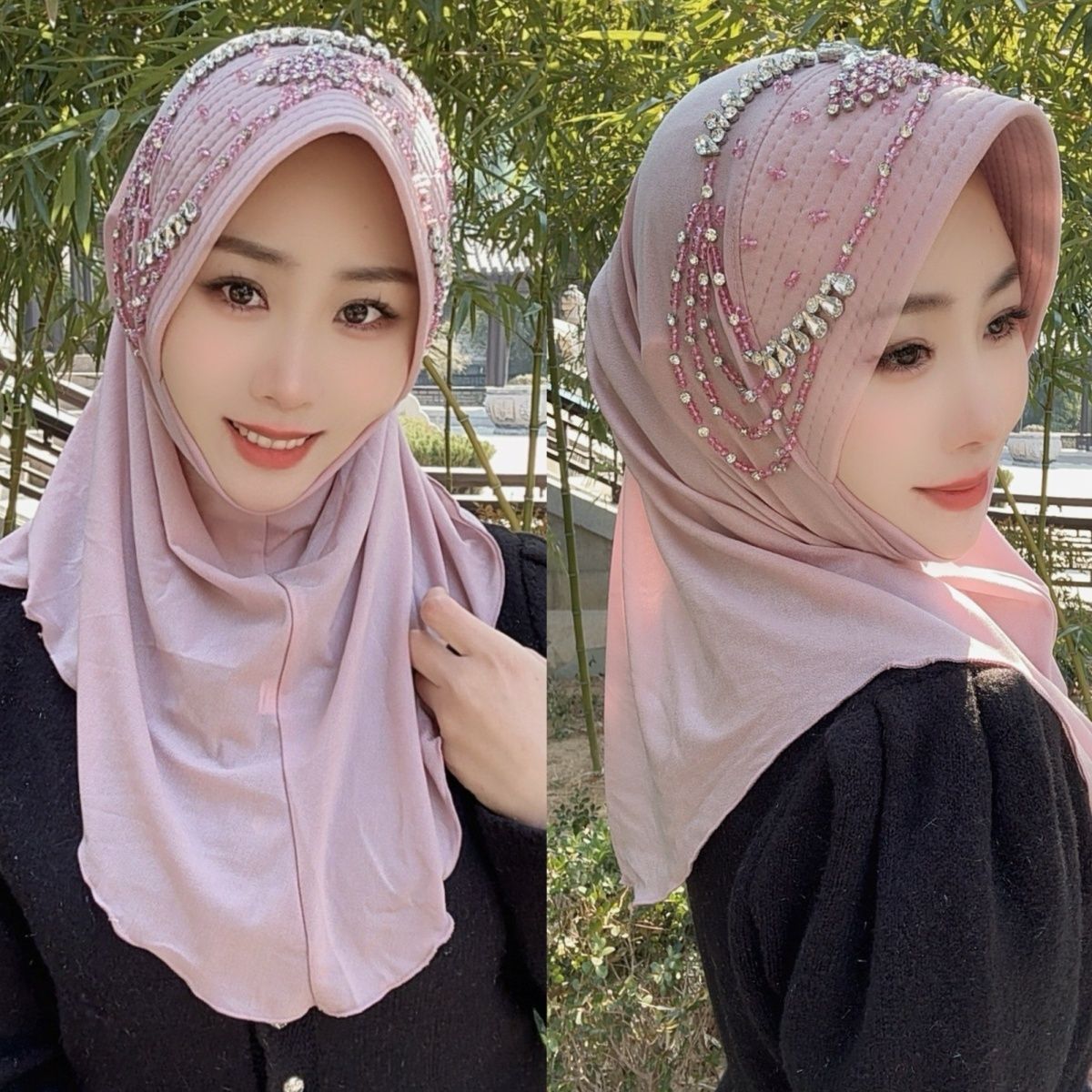 ผ้าคลุมศีรษะฮิญาบสำหรับสตรีมุส - Women Fashion Malaysia บทวิจารณ์และราคา