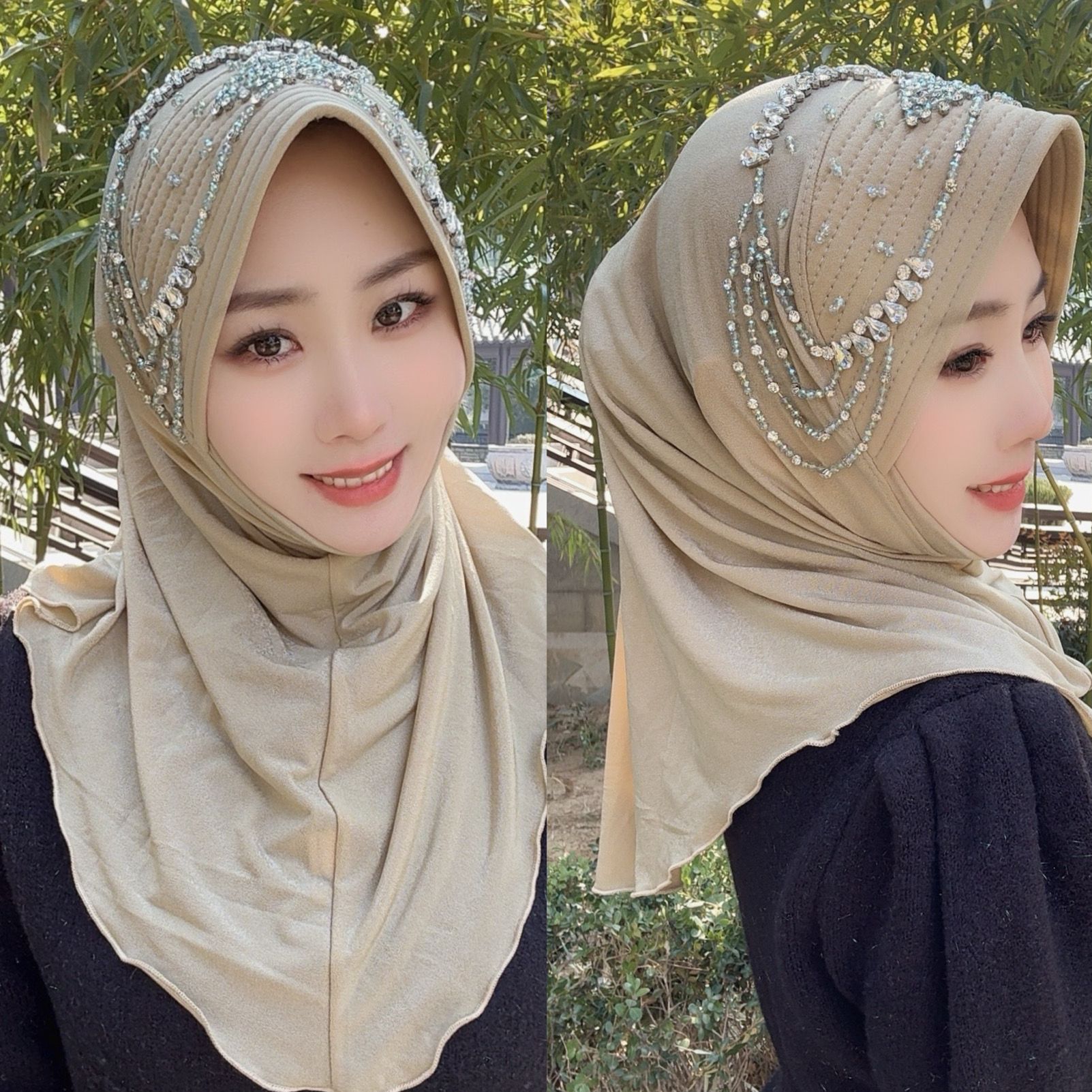 ผ้าคลุมศีรษะฮิญาบสำหรับสตรีมุส - Women Fashion Malaysia บทวิจารณ์และราคา