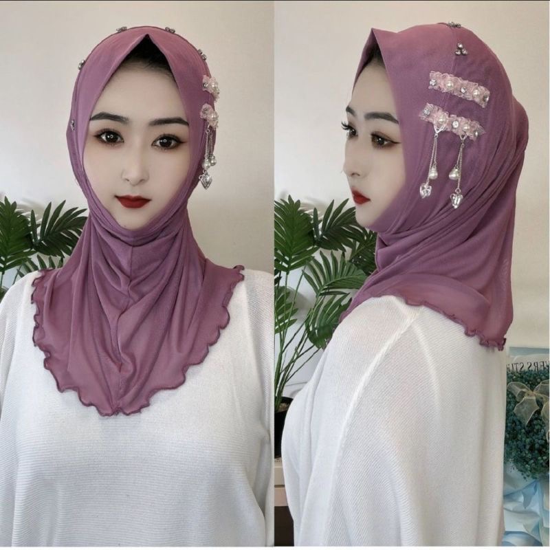 ผ้าคลุมศีรษะฮิญาบสำหรับผู้หญิง - Women Fashion Malaysia บทวิจารณ์และราคา