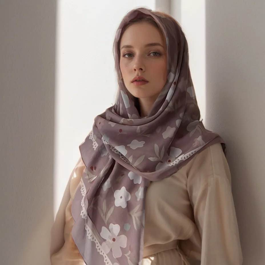 มาเลเซียดอกไม้พิมพ์ 110 ผ้าพัน - Women Fashion Malaysia บทวิจารณ์และราคา
