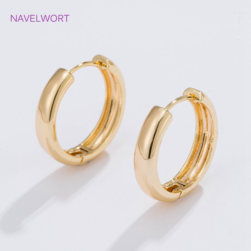 6 ขนาดต่างหูห่วงวงกลมชุบทองของ - Women'S Fashion Earrings บทวิจารณ์และราคา