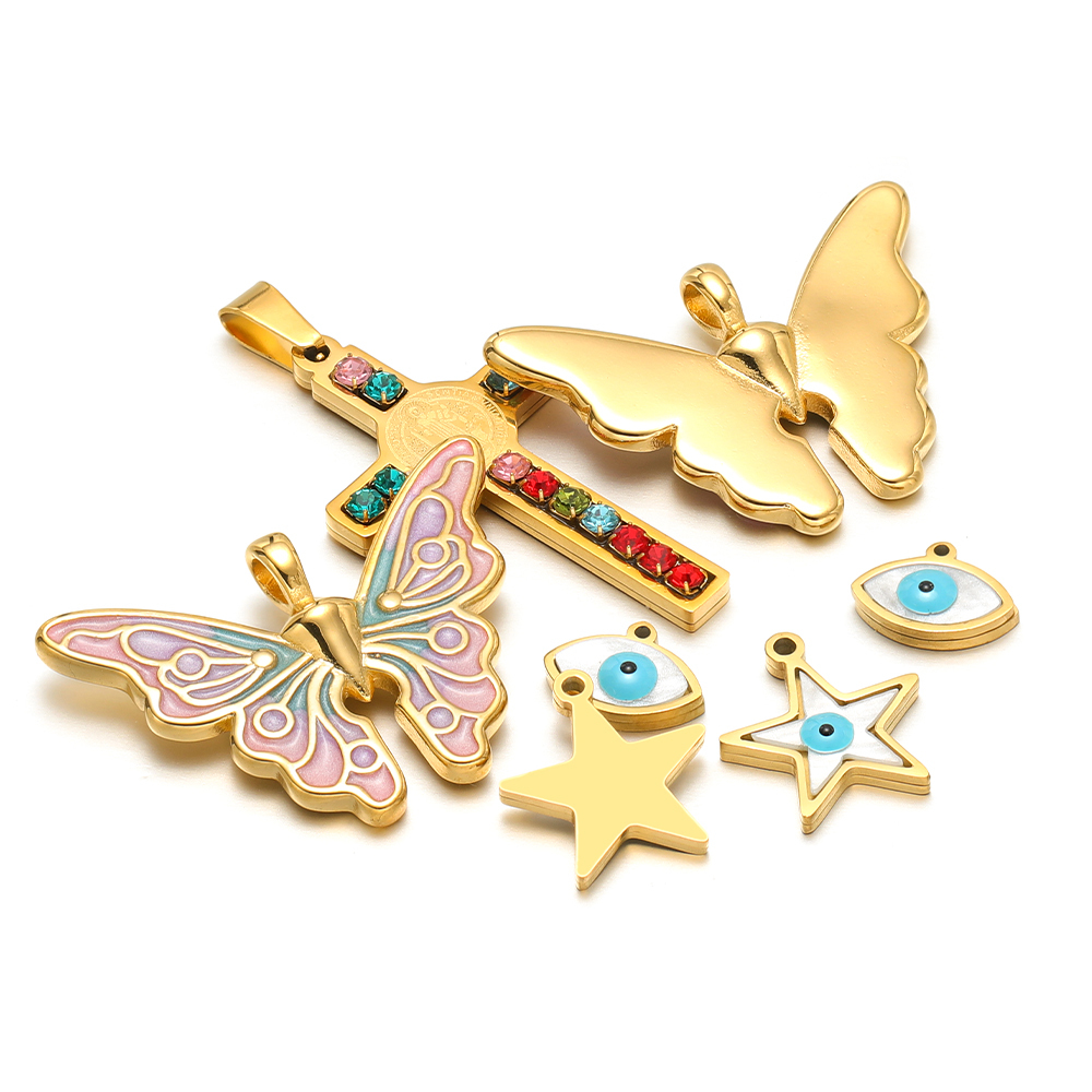 5 ชิ้น/ล็อตสแตนเลสเคลือบดาวผีเ - Women'S Fashion Earrings บทวิจารณ์และราคา