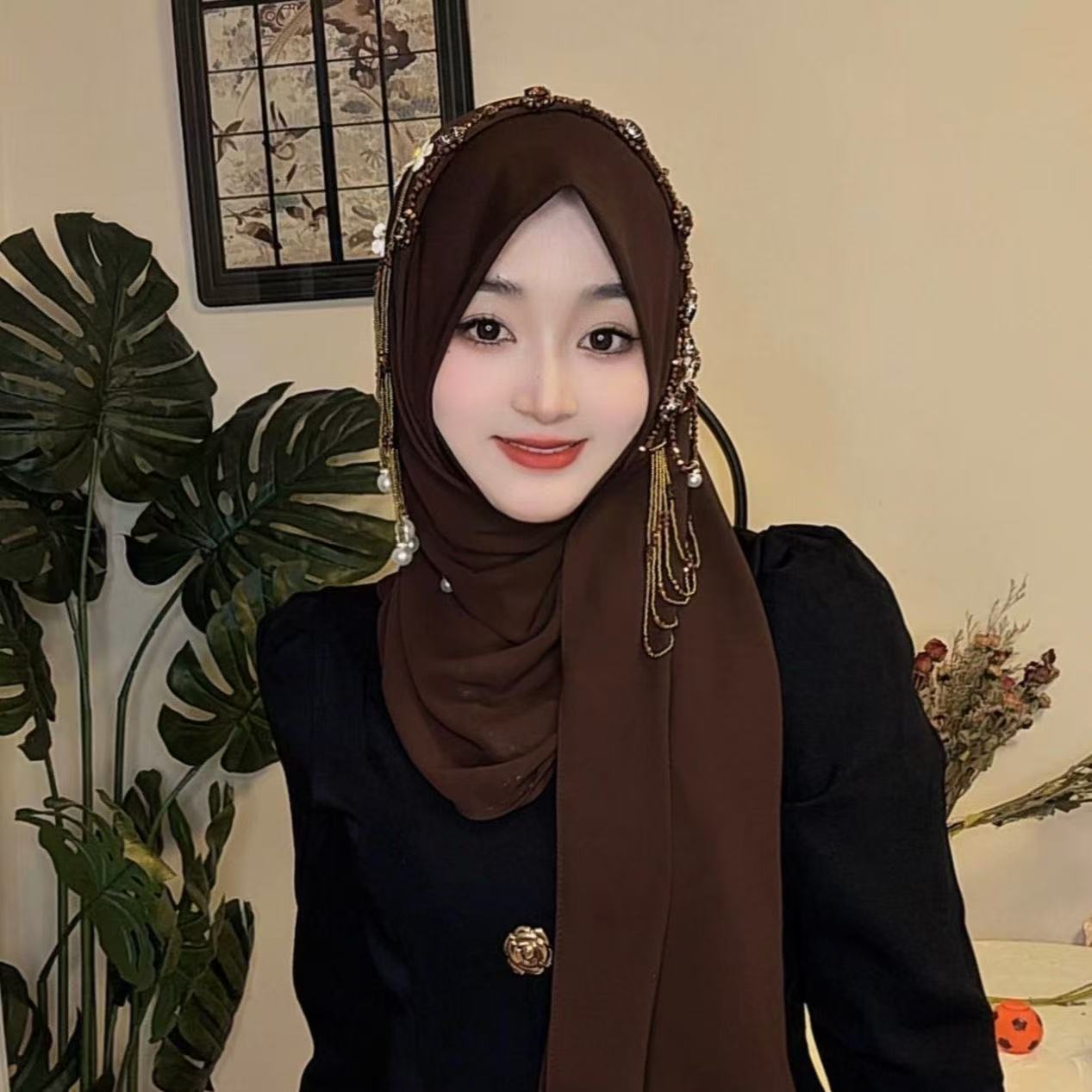 อาบายะ ฮิญาบ ผ้าคลุมศีรษะสำหรั - Women Fashion Malaysia บทวิจารณ์และราคา