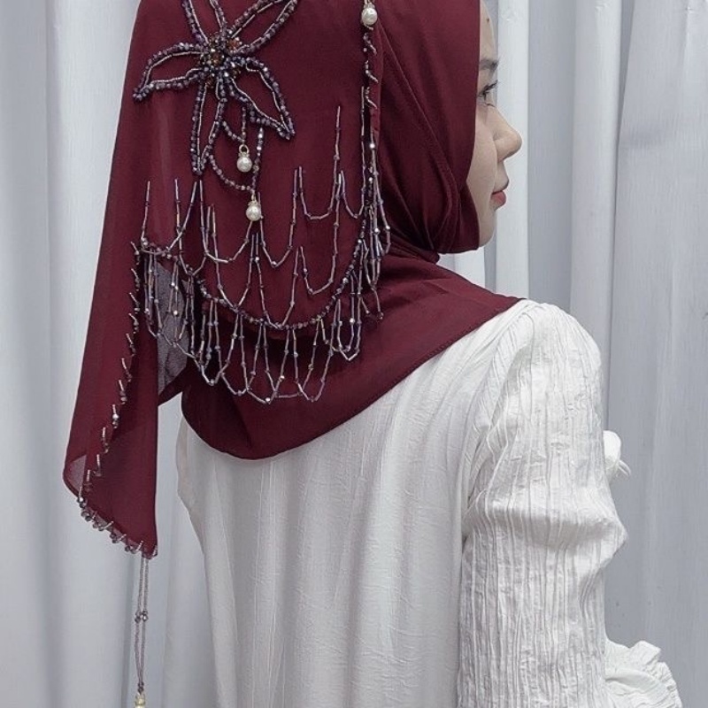 ฮิญาบผู้หญิงมุสลิม ผ้าคลุมศีรษ - Women Fashion Malaysia บทวิจารณ์และราคา