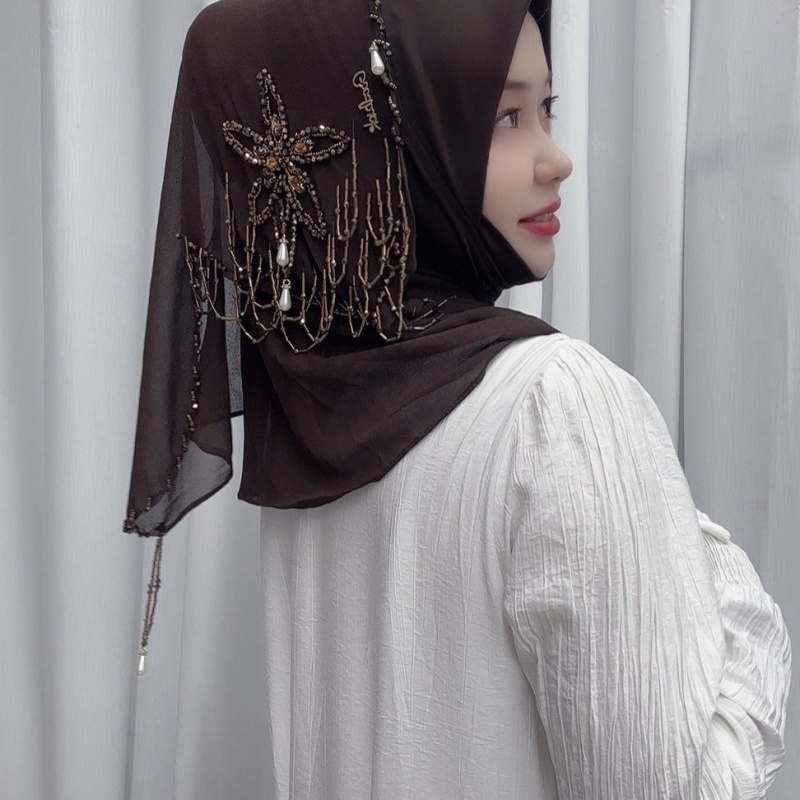 ฮิญาบผู้หญิงมุสลิม ผ้าคลุมศีรษ - Women Fashion Malaysia บทวิจารณ์และราคา