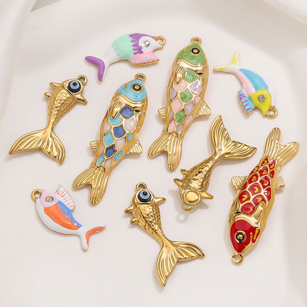 2-3pcs สแตนเลสสตีลน่ารักเคลือบ - Women'S Fashion Earrings บทวิจารณ์และราคา