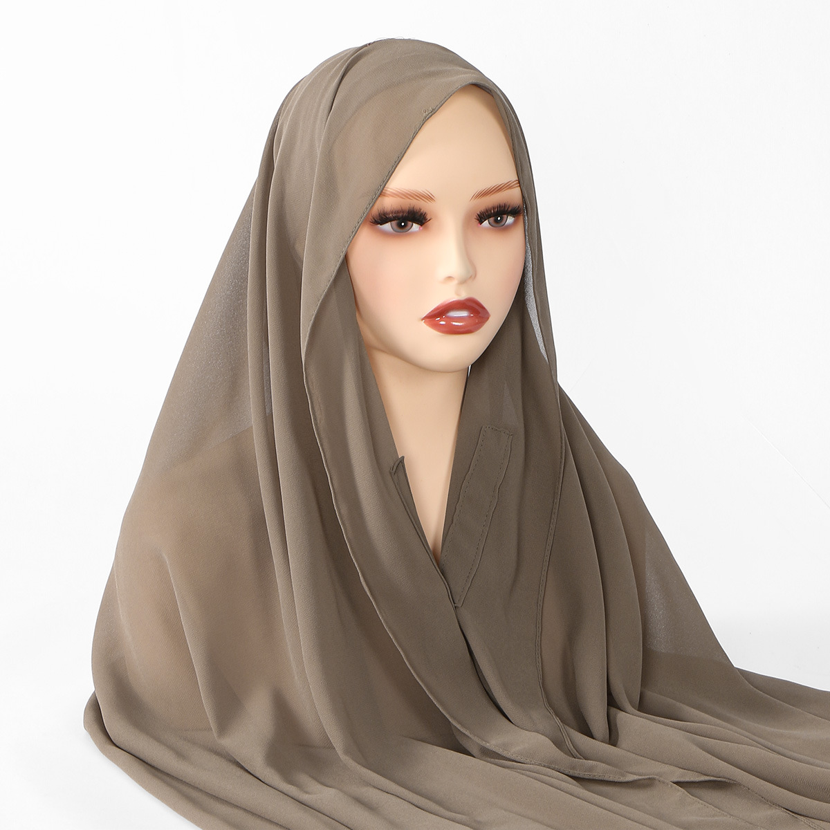 ฮิญาบชีฟองแบบใหม่พร้อมตัวล็อกแ - Women Fashion Malaysia บทวิจารณ์และราคา