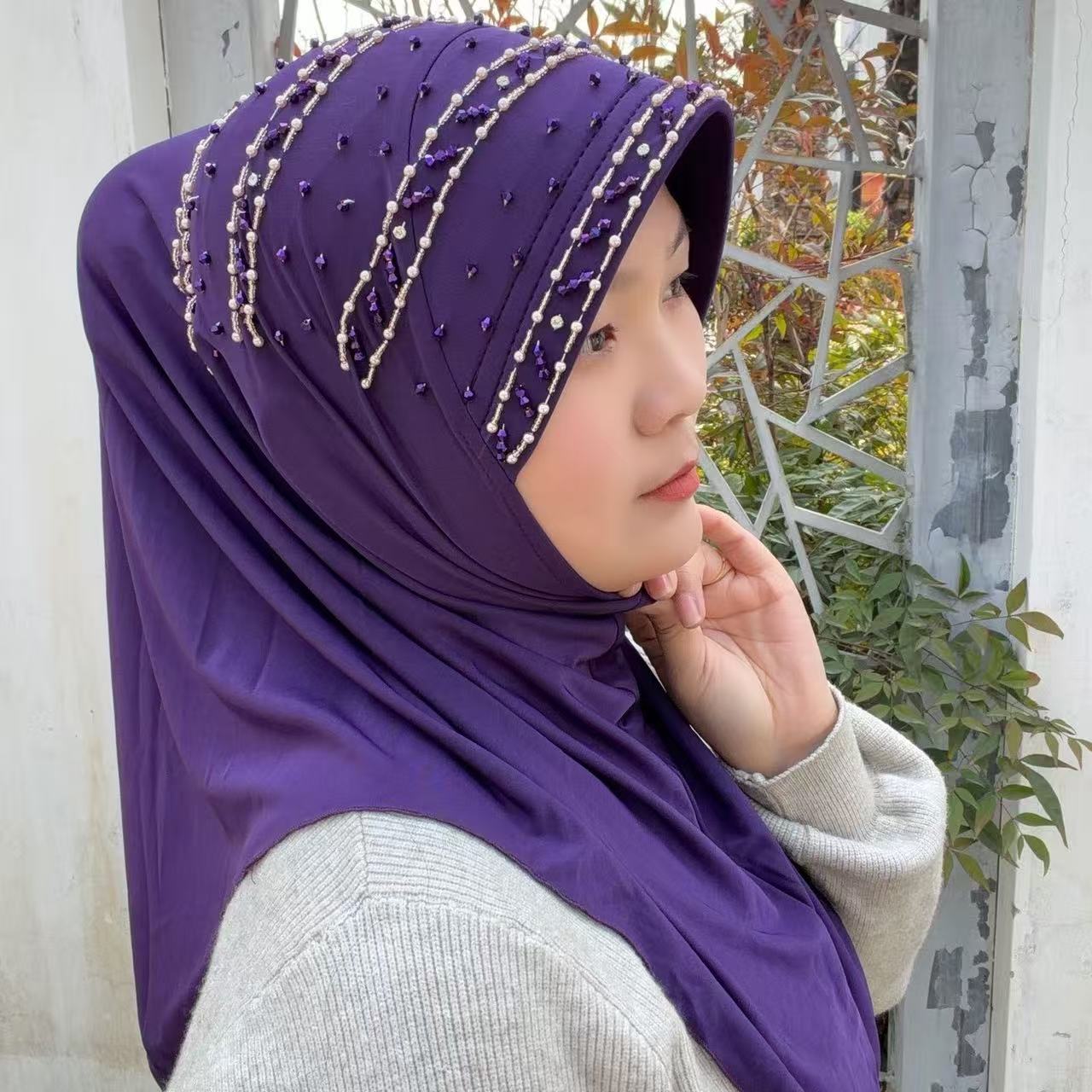 อาบายะ ฮิญาบ ผ้าคลุมศีรษะสำหรั - Women Fashion Malaysia บทวิจารณ์และราคา