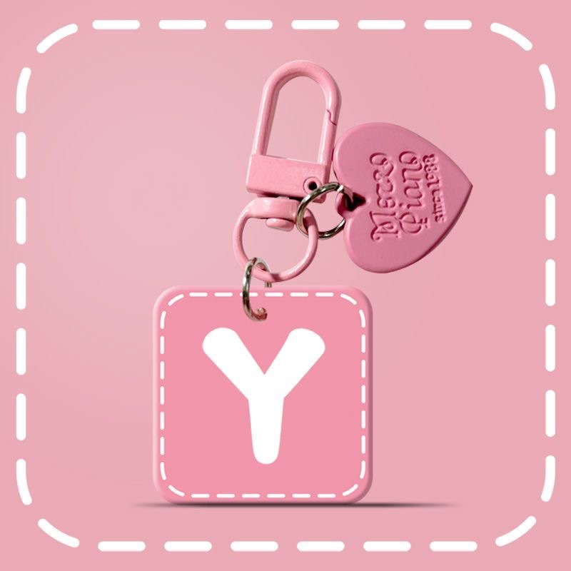 จี้รูปหัวใจสีชมพูประดับตัวอักษ - Women'S Ysl Fashion บทวิจารณ์และราคา