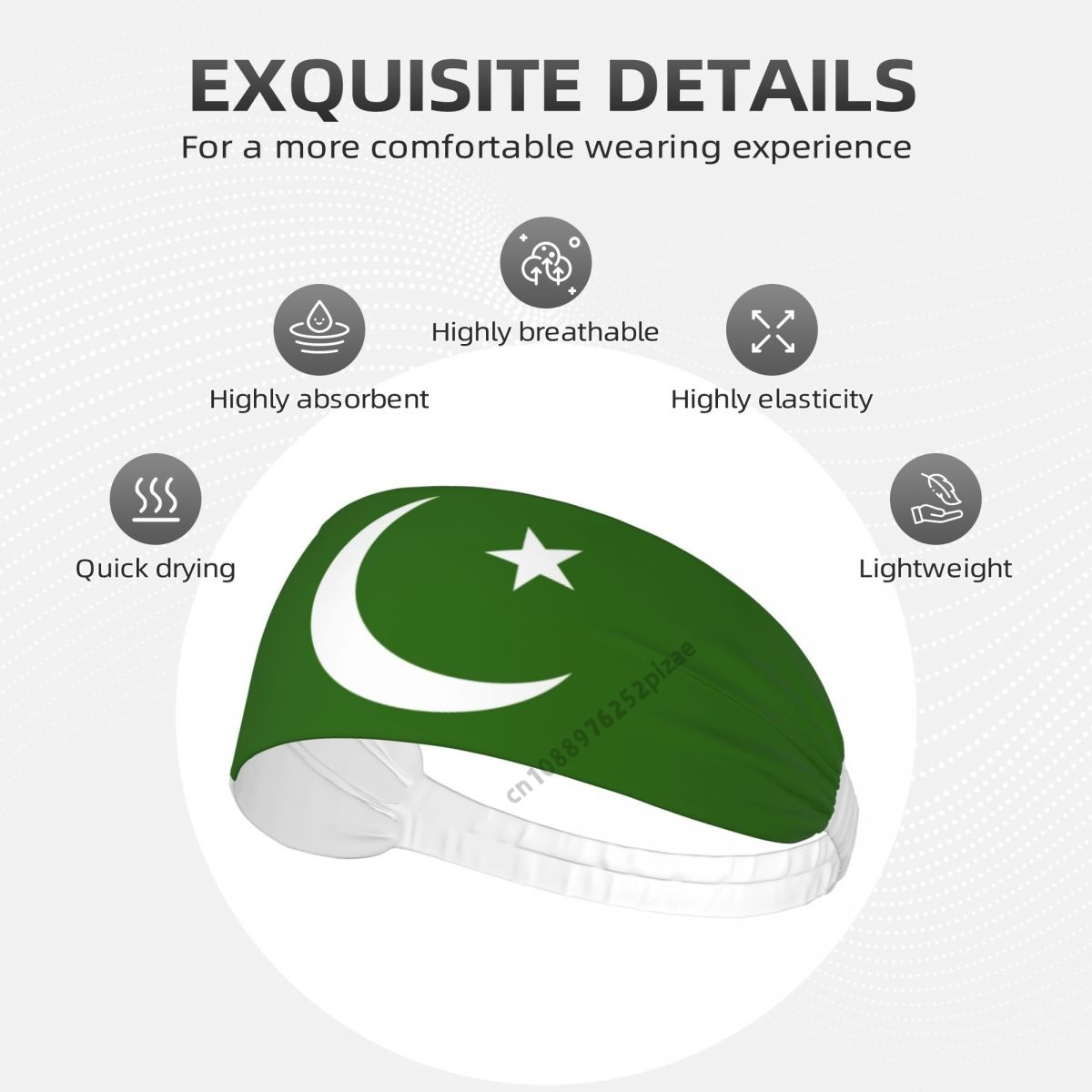 ธงชาติปากีสถาน ผ้าคาดผมยางยืดส - Women Fashion Pakistan บทวิจารณ์และราคา
