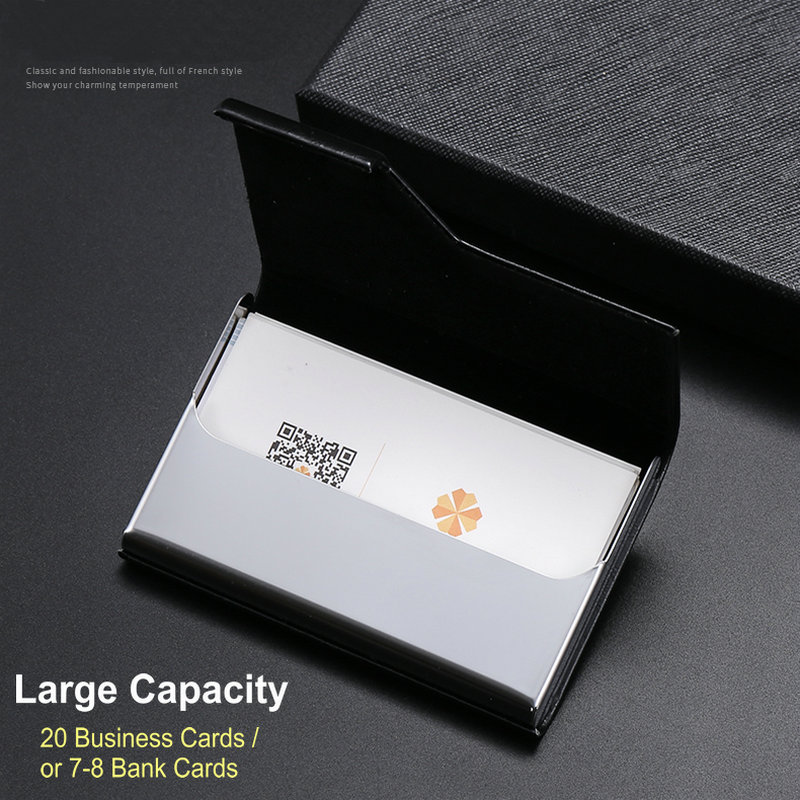 แฟชั่นธุรกิจผู้ชายหนังเทียมผู้ - Women Fashion Visiting Card บทวิจารณ์และราคา