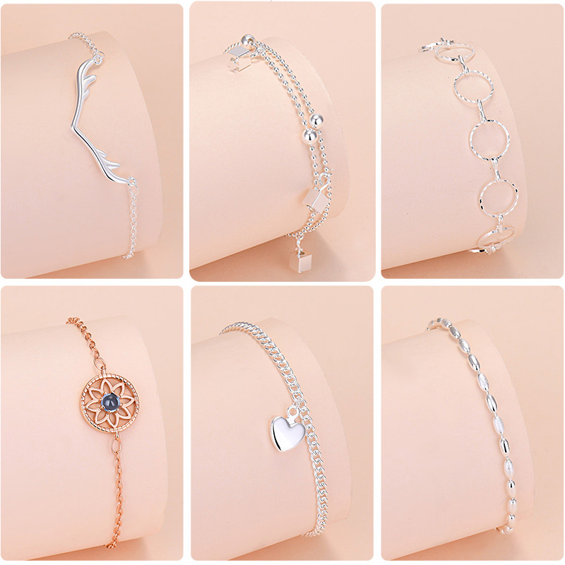 แฟชั่นใหม่ 925 ชุบเงินสร้อยข้อ - Women'S Ysl Fashion บทวิจารณ์และราคา