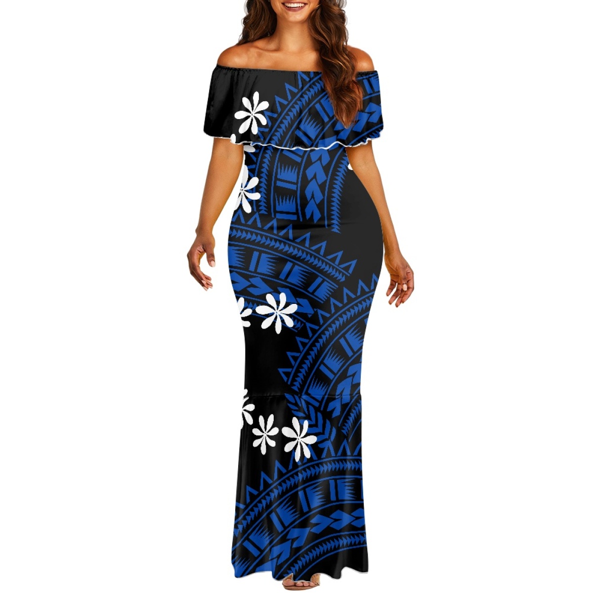 ชุดเดรสออกงานสไตล์โพลินีเซียน  - Bodycon Dress Women บทวิจารณ์และราคา